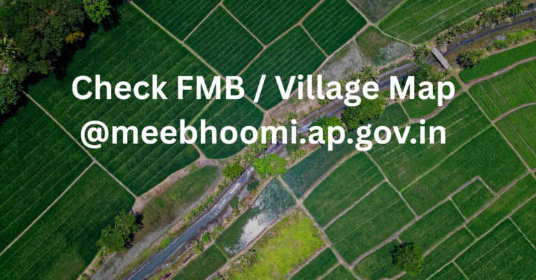 Check FMB / Village Map @meebhoomi.ap.gov.in