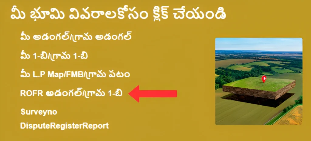 Meebhoomi AP View 1B, Adangal @ meebhoomi.ap.gov.in