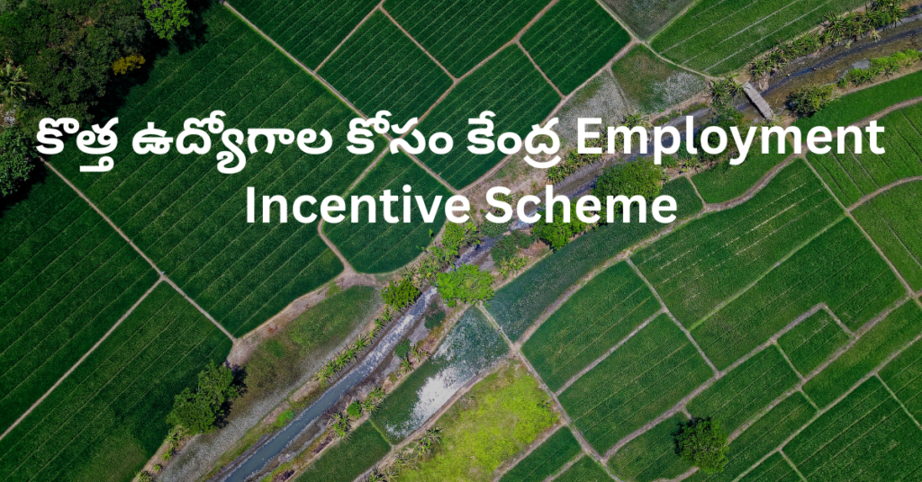 కొత్త ఉద్యోగాల కోసం కేంద్ర Employment Incentive Scheme